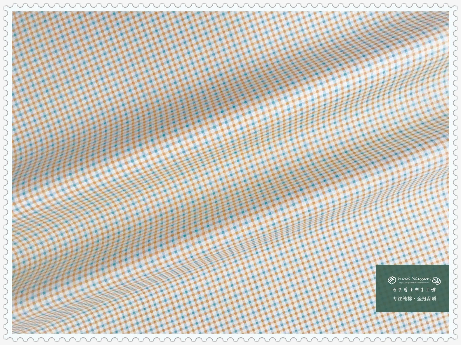 160x50cm Plaid Floral Twill Cotton Fabric 160g/m DIY for Children's Wear Bedding Quilt Home Decoration Checkered Print Fabric