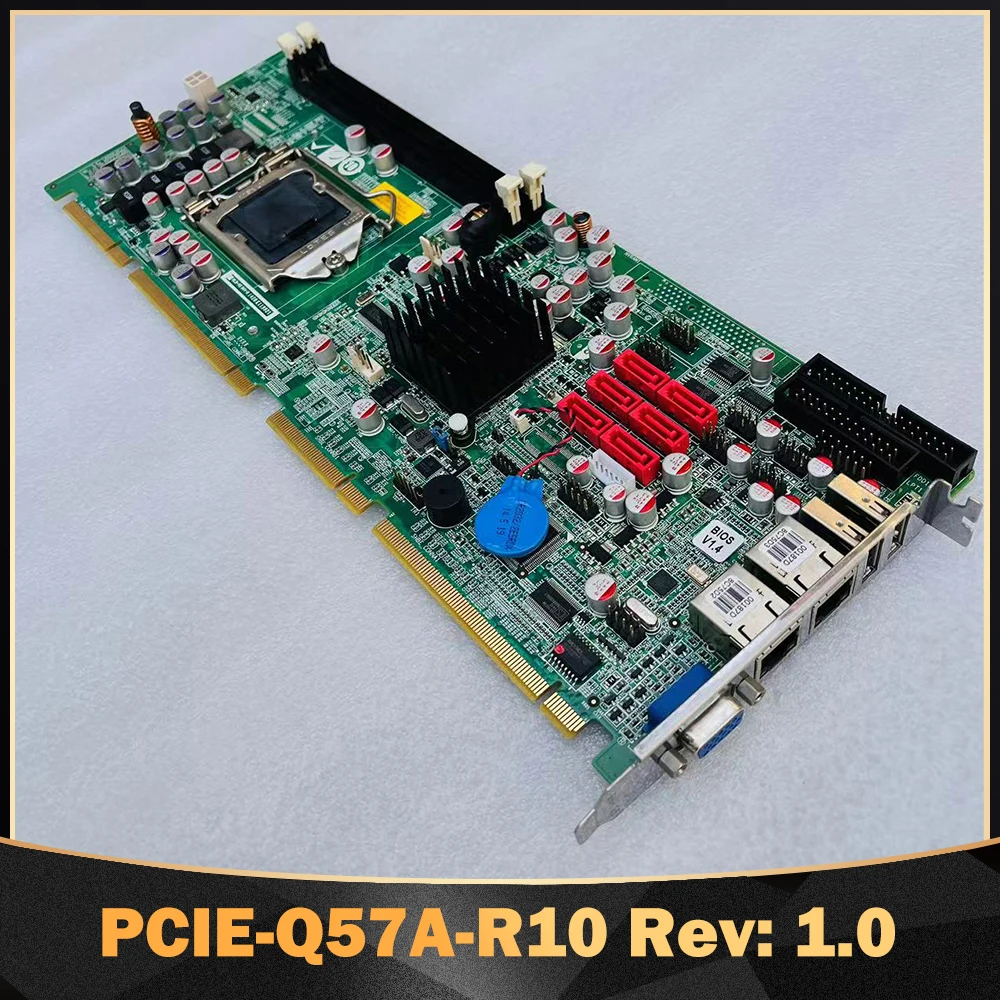 

Материнская плата компьютера промышленного управления IEI с двумя сетевыми портами PCIE-Q57A-R10 Rev: 1,0