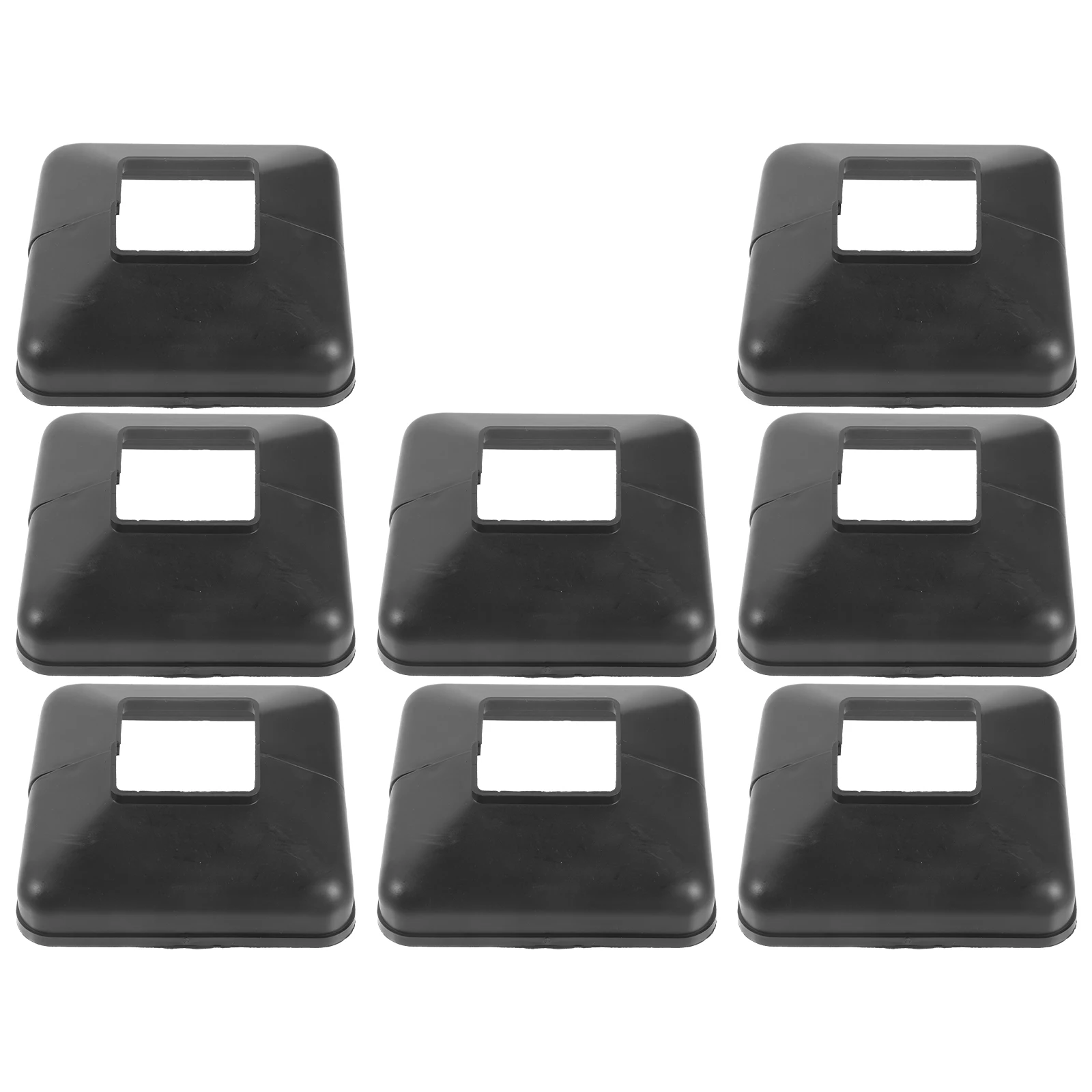 

6 шт. виниловые колпачки для стойки забора, разделенный дизайн, уличные перила, крышка для террасы, балконные лестничные перила, декоративный столб для забора