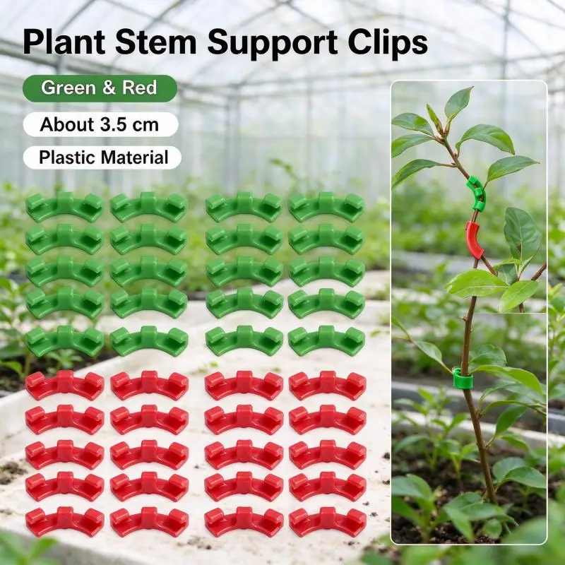 10~50pcs Degree Plant Benders Trainer Growth Manipulation Tutors For Plants Clips Bending Twig Clamps Branche Accessories