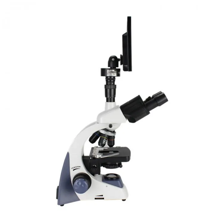 XSP500 40-100X Lab Trinocular  Digital Microscope w/ LED 10.1