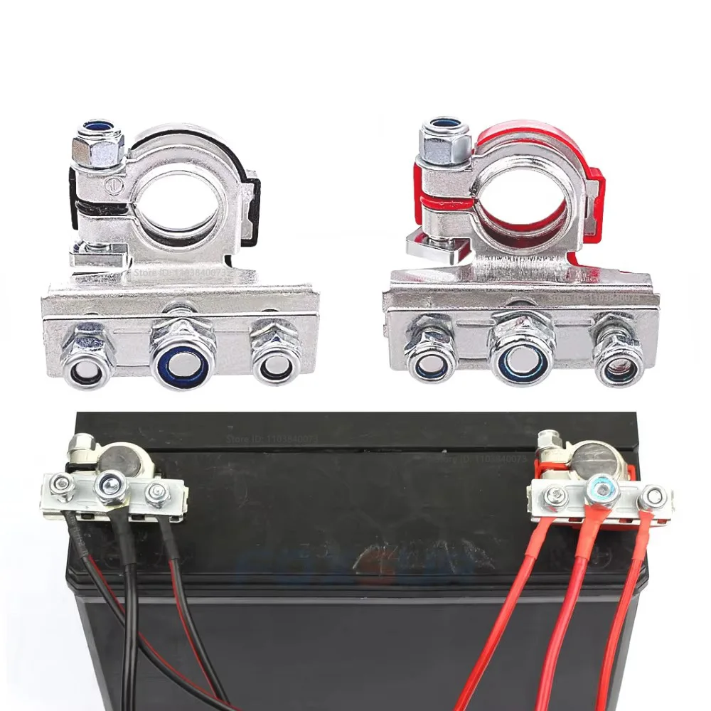 PKWKS Car Battery Terminals Quick Disconnect Auto Cables Connectors Wire Cable Shut-Off Connectors Auto Accessories