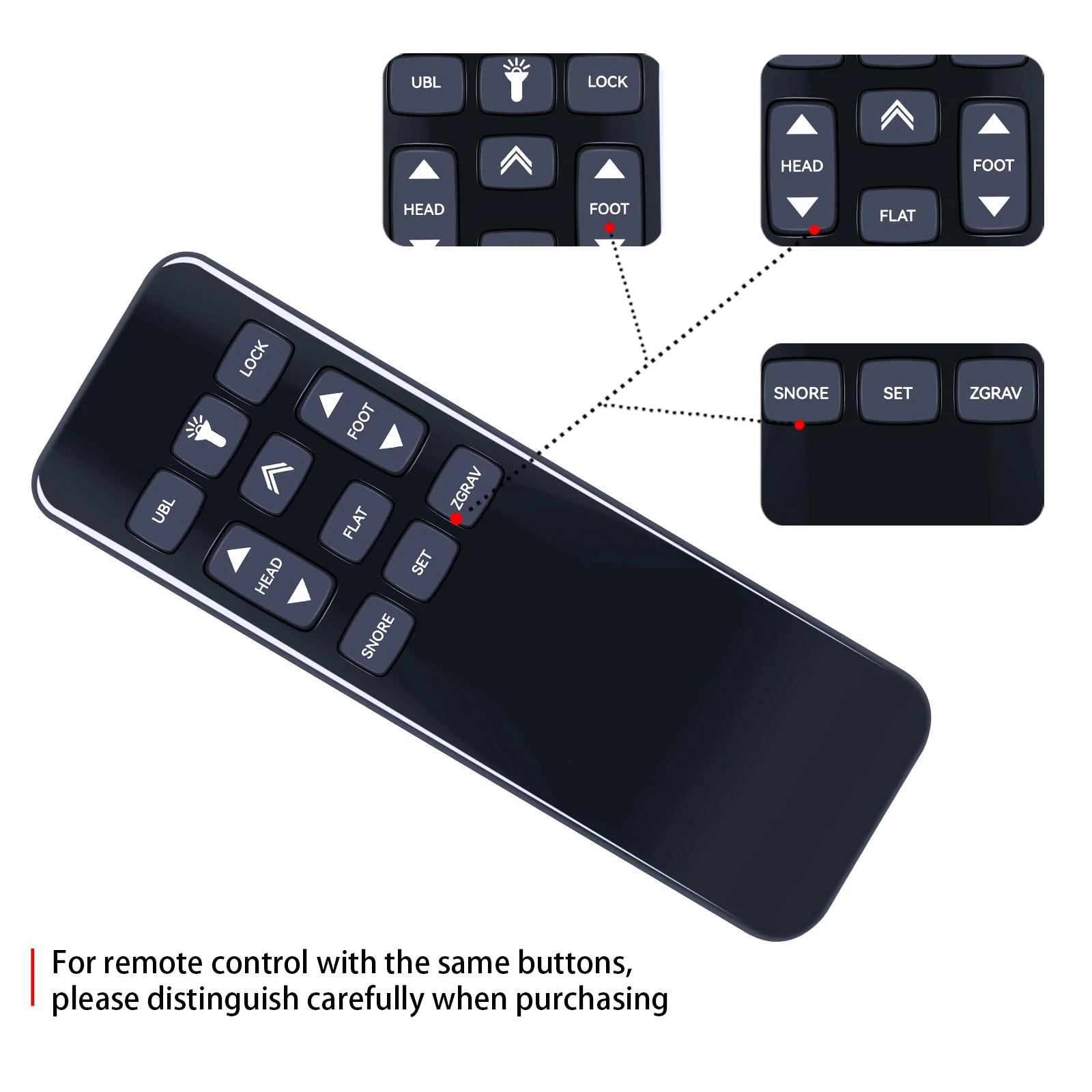 레겟 앤 플랫, 리치맷 HJH173 조절식 침대 베이스용 HJH173 리모컨