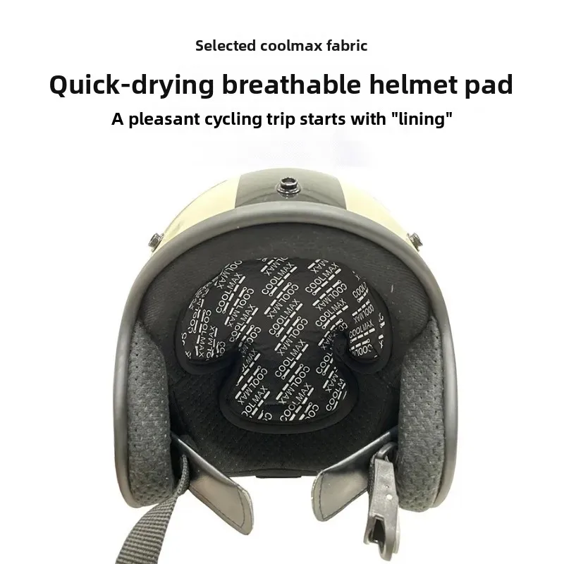 

Breathable Motorcycle Helmet Insert Liner Cap Cushion Pad Quick-drying Sweat Wicking Helmet Insulation Lining Pad