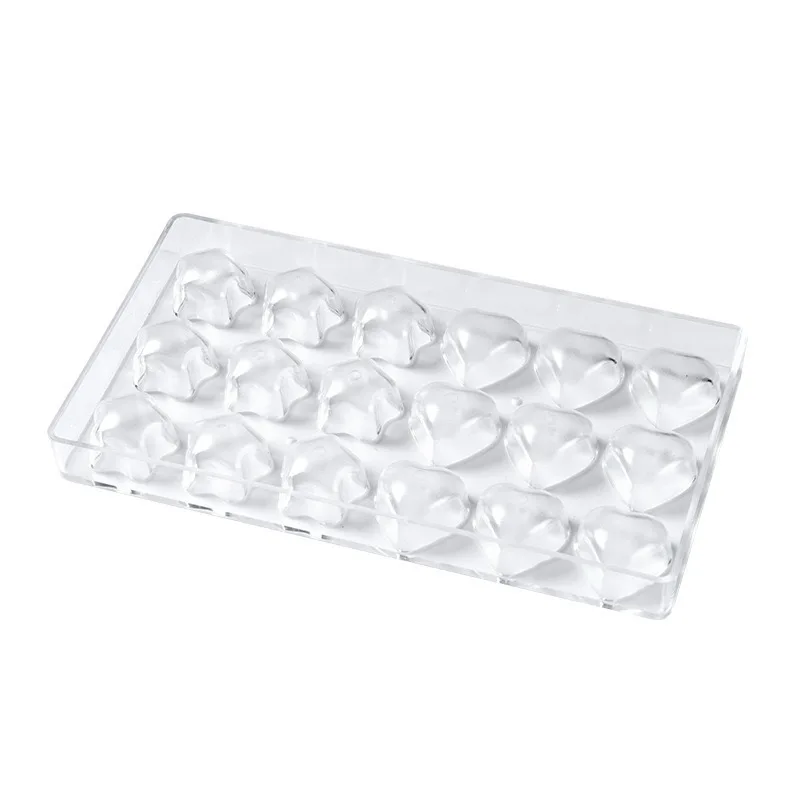 Stampi per cioccolato in plastica PS stampo per cioccolato trasparente serie natalizia stampi da forno stampo per caramelle 3D forniture per la cottura della cucina