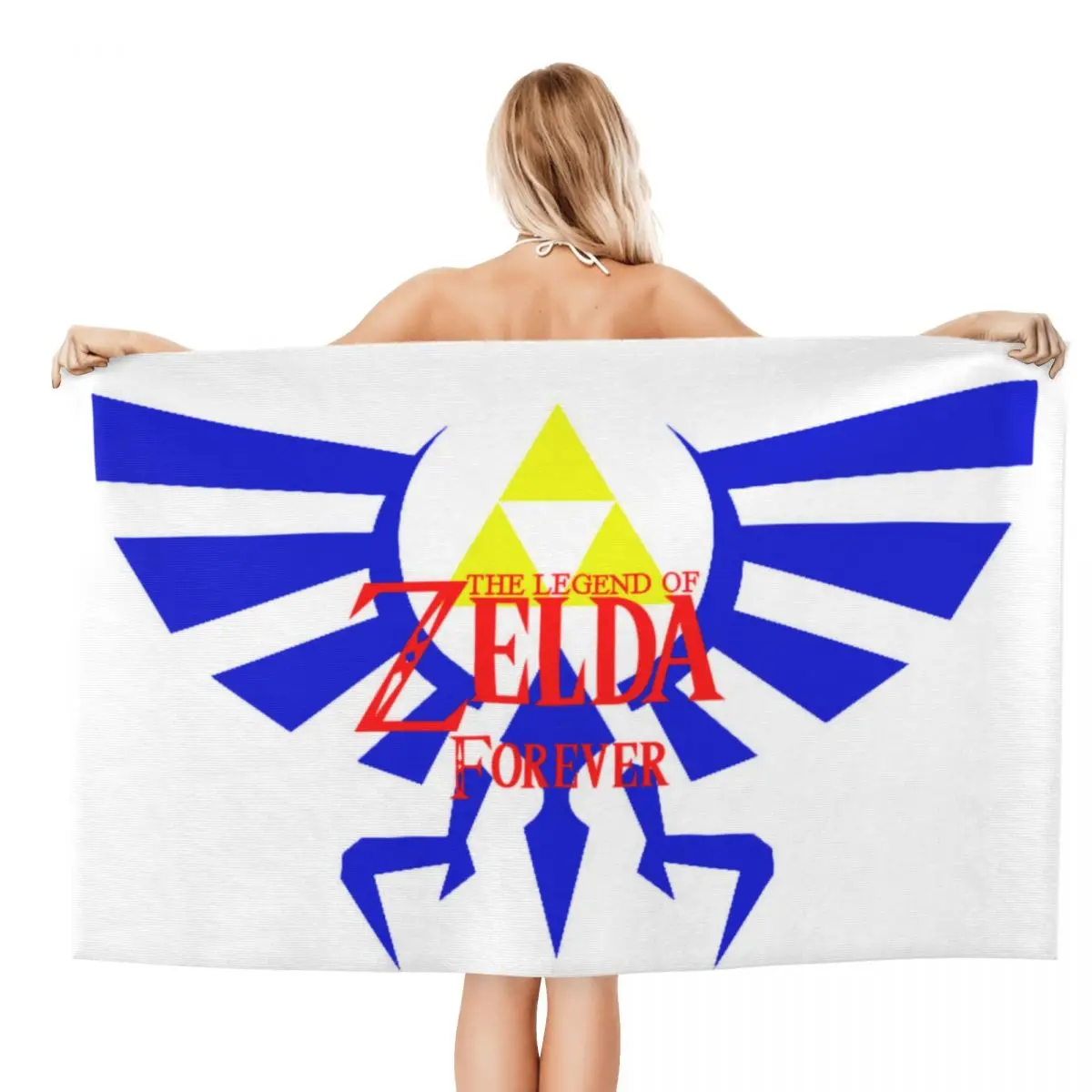 Custom Zeldas Beach Bath Towel Microfiber Hyrule Warriors Skyward Sword Shower Sports Yoga Towels