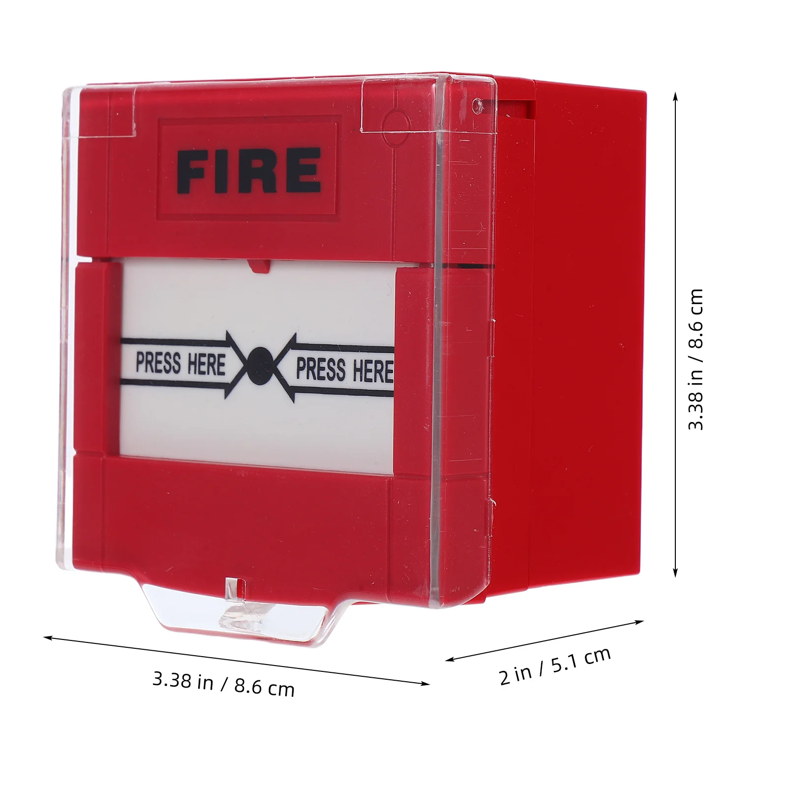 Botão de chamada de emergência de reinicialização manual, botão de alarme, resposta rápida, fácil instalação, detritos, resistente à água, segurança montada na parede