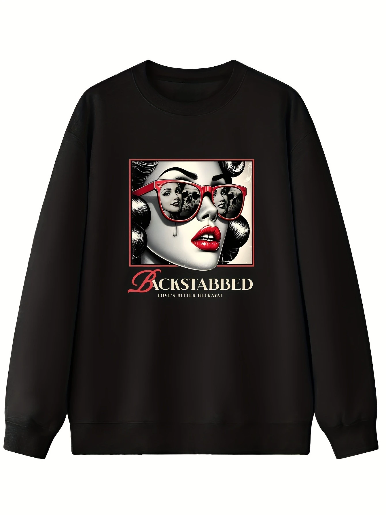 

Retro Graphic Printing Autumn and Winter Pure Cotton Men's and Women's Sweatshirts Outdoor Sports Leisure Fashion Trend Clothing