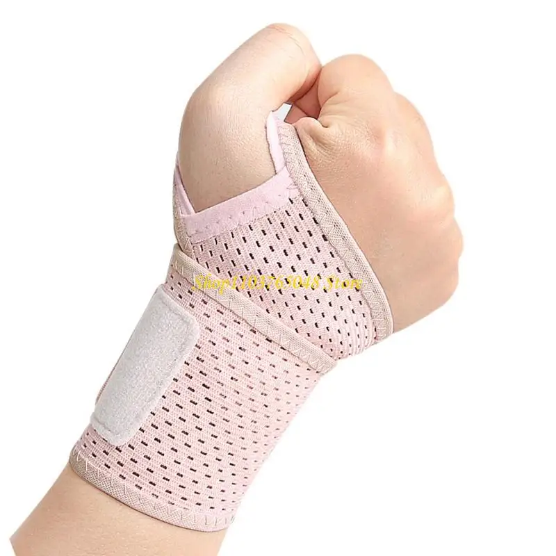 R53E Workout Wrist Support Breathable Elastic Wrist Wrap Brace For Fitness Badminton