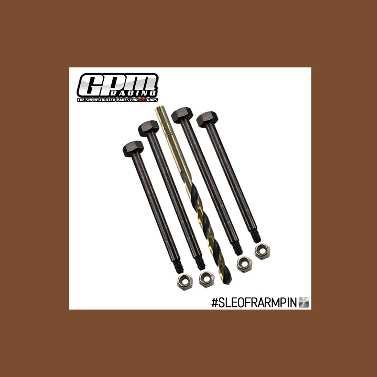 

GPM Medium Carbon Steel Front And Rear Outer Pins For Traxxas 1/8 4Wd Sledge