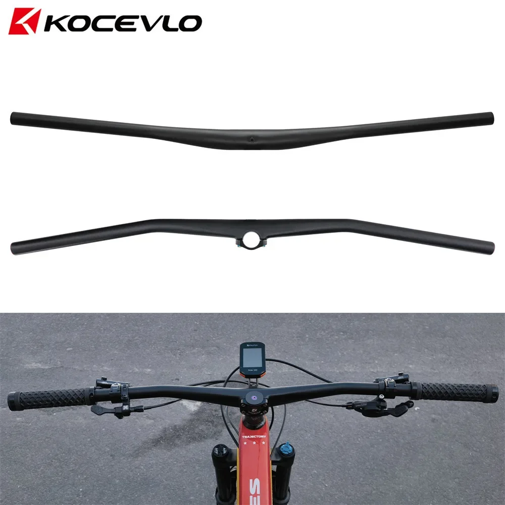 KOCEVLO-Carbon Fiber Mountain AM Off-Road Vehicle Integrated Straight Handle, XC Handle, UD Matte, 35x800mm Cycling 