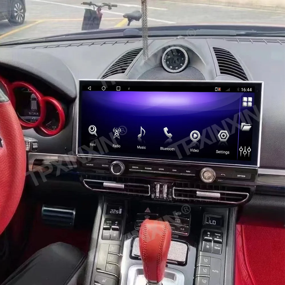 راديو سيارة بشاشة تعمل باللمس لبورشه كايين 2010-2017 أندرويد نظام تحديد المواقع للسيارات الوسائط المتعددة راديو تلقائي وحدة استقبال ستيريو