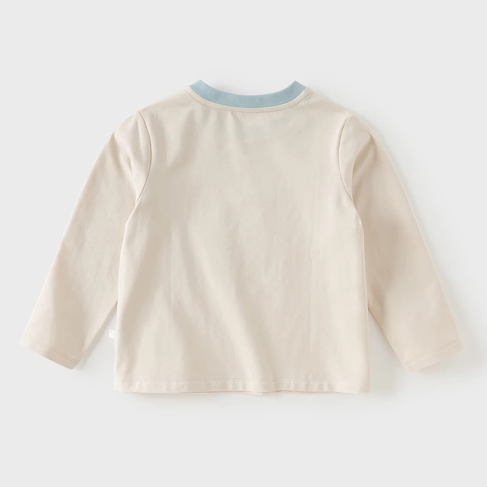 Dave Bella T-shirt Cartoon Printed Autumn Children Boys Bottom Top Clothes Pullover Casual Cotton Long Sleeve Fashion DB3262996