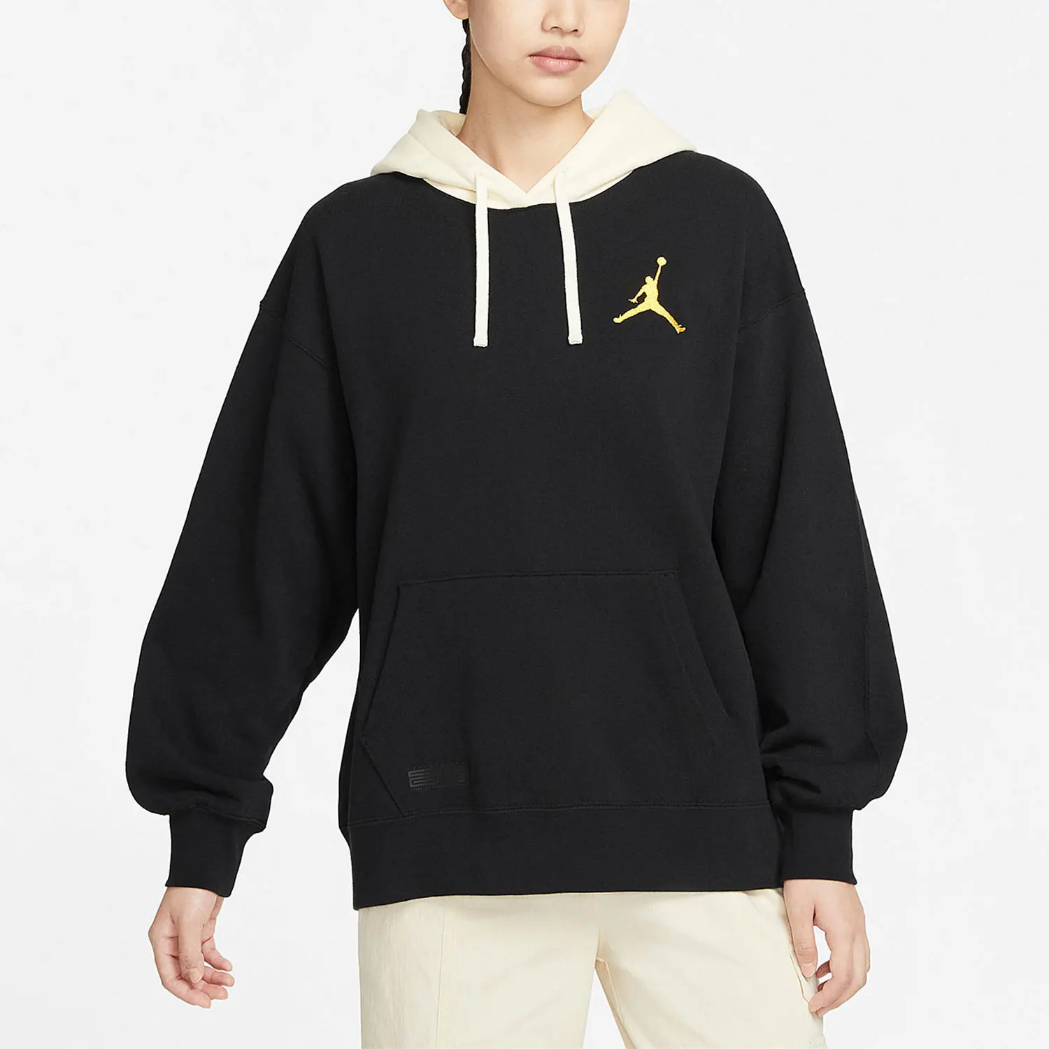 

Nike genuine Air Jordan Women's Fleece-Lined Hooded Sweatshirt FB7657-010