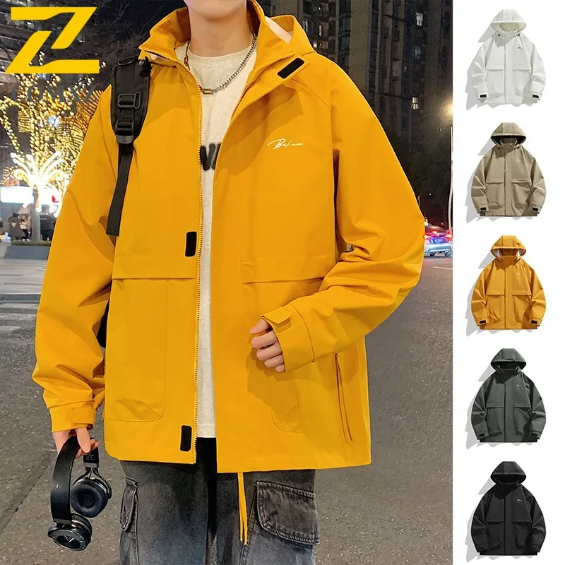 

COMXZ Valley Jacket Minimalist Waterproof Windproof Outdoor Adventure Climbing High Fashion Jacket Autumn Man Clothes Jackets