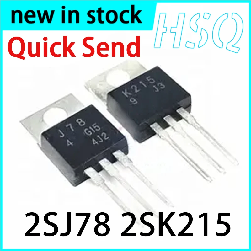 1PAIR/2PCS K215 J78 2SK215 2SJ78 New Spot Power Amplifier Audio Transistor TO-220