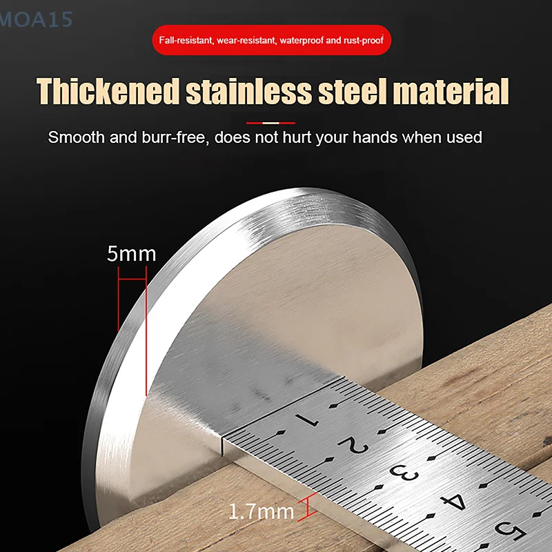 Stainless Steel Leveling Ruler Brick Tile Height Marking Ruler Ceiling Leveling Ruler Amount High-level Instrument Measurement