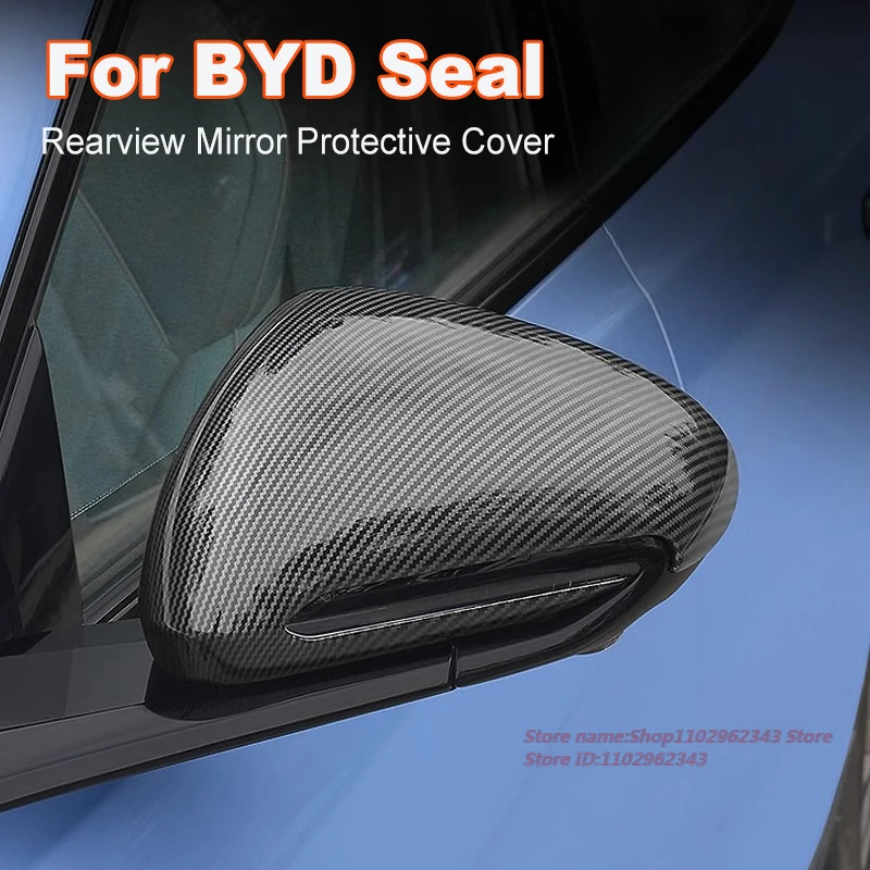 

For BYD Seal Rearview Mirror Protective Cover Anti Scratch Collision Car Exterior Modification Decorate Accessories