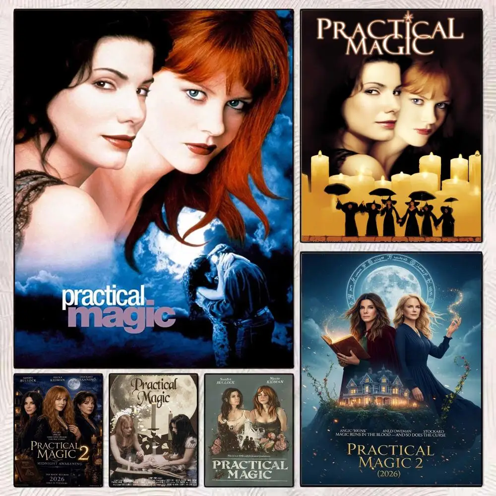 Fantasy movie P-Practical Magic Poster Modern Minimalist Wall Art Prints Poster Home Decor Interior Bedroom Living Room