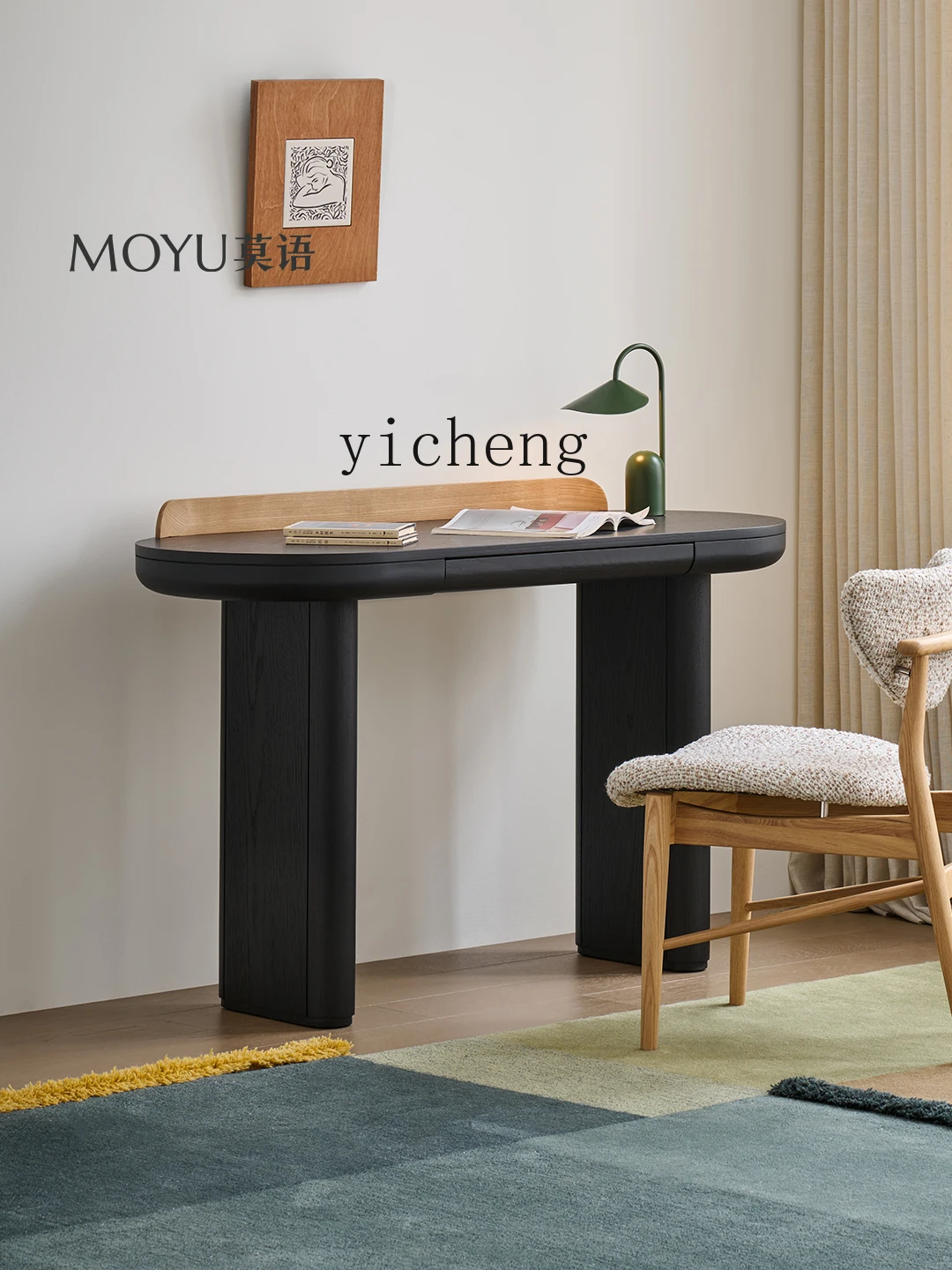 

Black Desk for Home Bedroom by LX Designer Simple Dressing Table