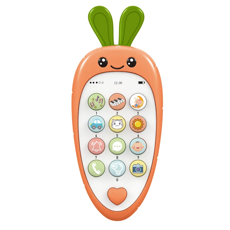 Morsure éducative intelligente pour enfants, musique intelligente, effet lumineux, apprentissage de l'histoire, Simulation de téléphone portable, jouets interactifs, cadeaux