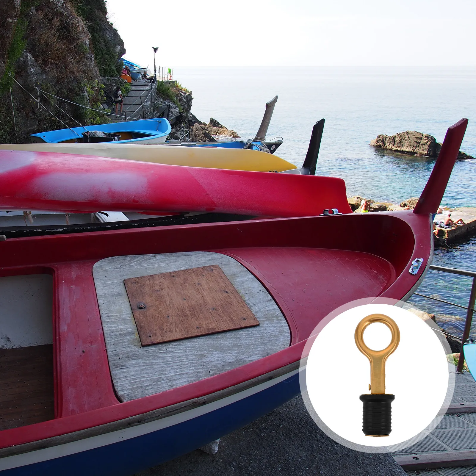 

Комплект из 2 латунных морских сливных пробок с резиновым уплотнителем, 1 дюйм, герметичные, с защелкивающейся ручкой, для лодок, аксессуары для сливных систем, морские принадлежности