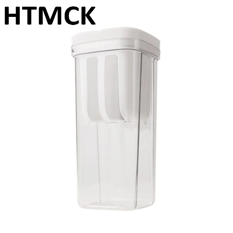 HTMCK 1300ML Food Filter Tool Greek Yogurt Cheese Moisture Separator Cold Brew Whey Strainer Container for Kitchen