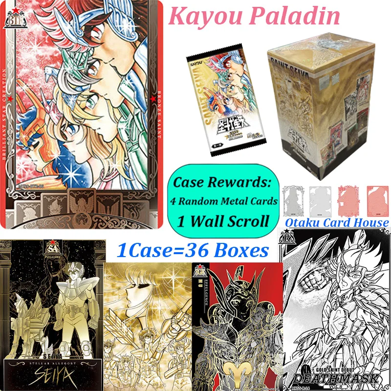 

Wholesale KAYOU Saint Seiya Star Contract Cards Masami Kurumada Manga Version Official Athena Poseidon Rare Collectible Trading