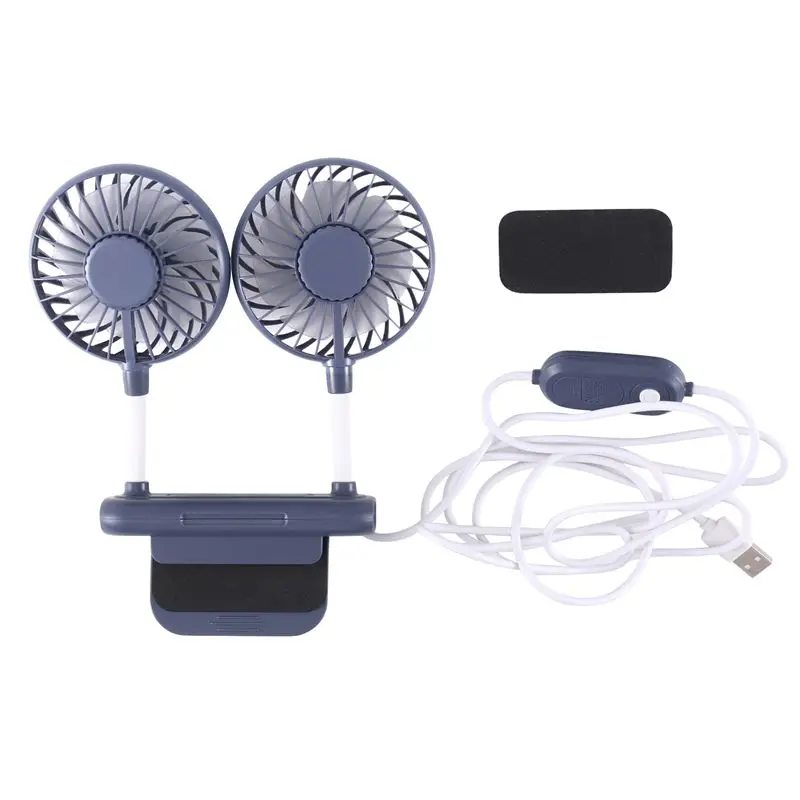 EAS-Small Desk Fan USB Powered Mini Fan For Office Laptopsm,3 Speeds Desktop Table Cooling Fan With Adjustable Clamp