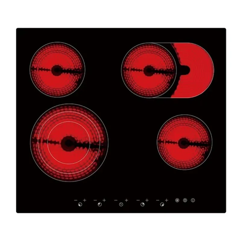 Airo 60cm Electric Stove 4 Cooking Zones Induction Cooktop Built-in Radiant Stove Top