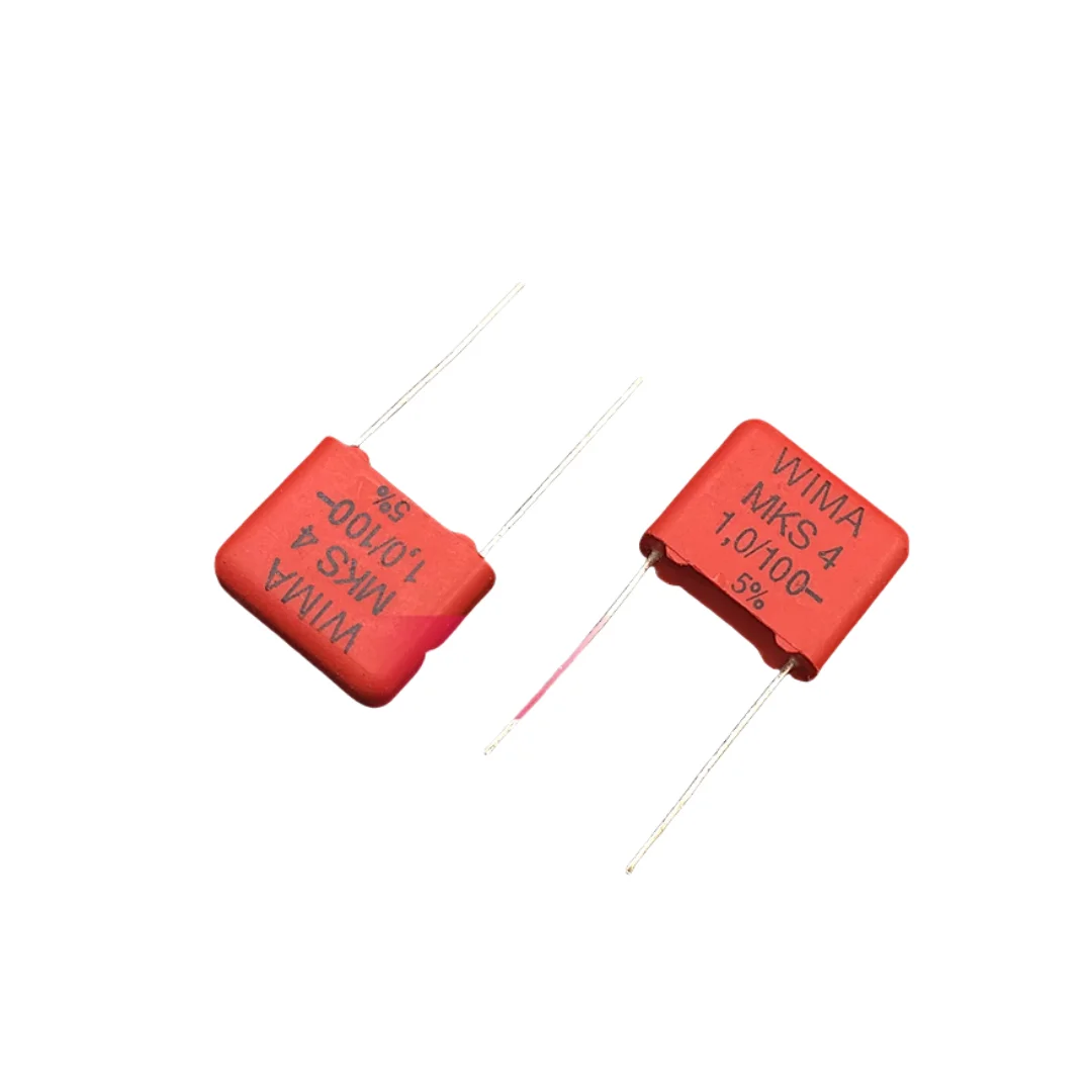 

10PCS/German Weimar Capacitor MKS 4 100V 1UF 100V 105 1.0UF Pin Distance 10mm in stock