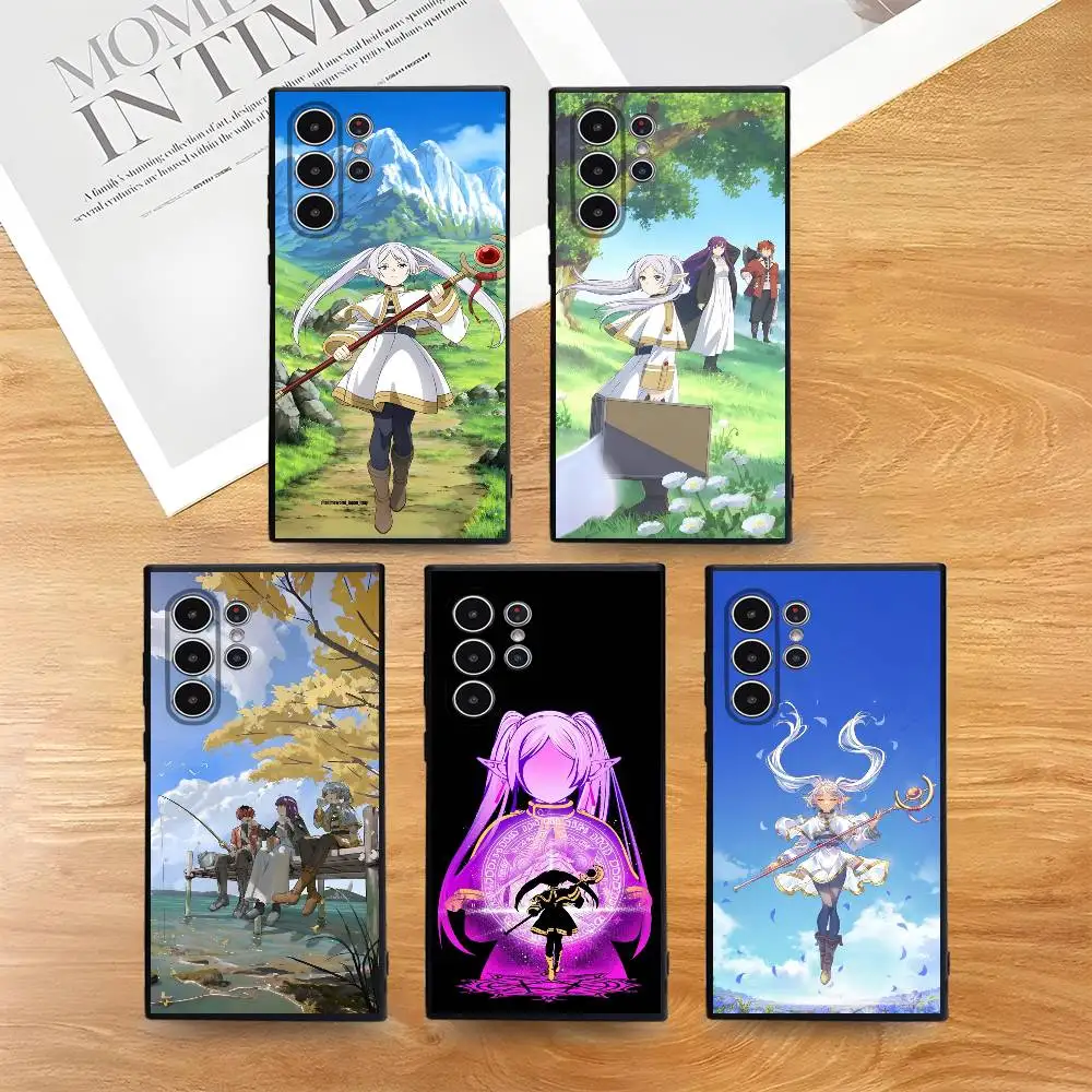 

Anime F-Frieren Beyond Journey's End Phone Case for Phone S series s21 s22 s23 s24 s25 FE Plus Ultra TPU Soft to Skin-friendly c