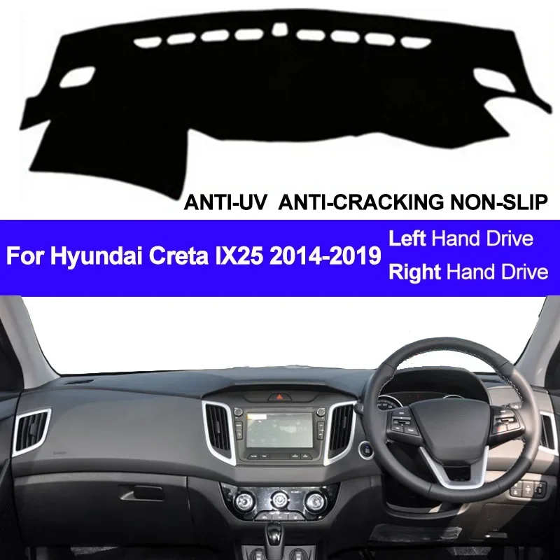 

Чехол для приборной панели автомобиля Hyundai Creta Ix25 2014 2015 2016 2017 2018 2019