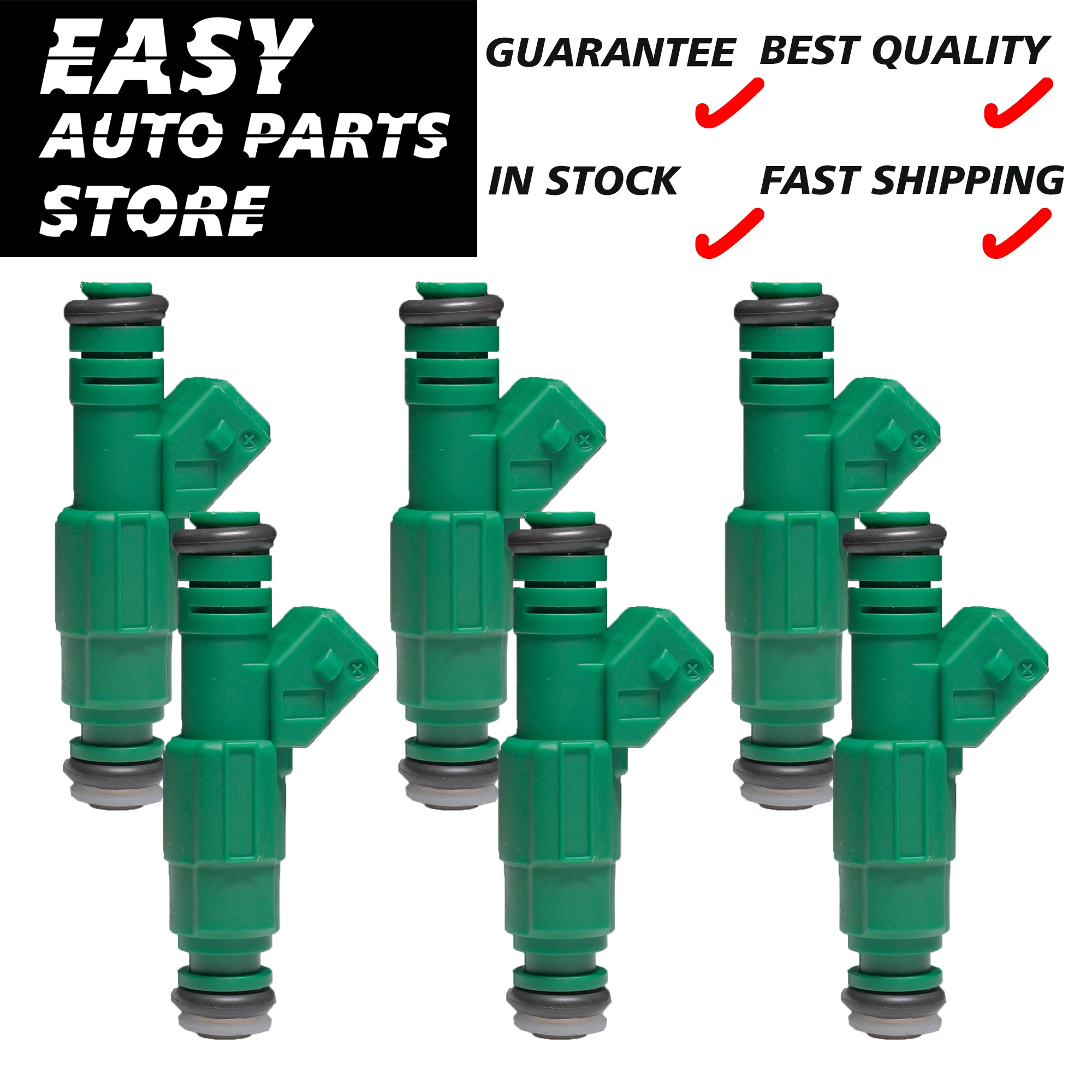 Fuel Injector,OEM 0280155968,For Chevrolet Ford LS1 LS6 440Cc 42Lb Bosch,Set of 6,2 year warranty,in stock