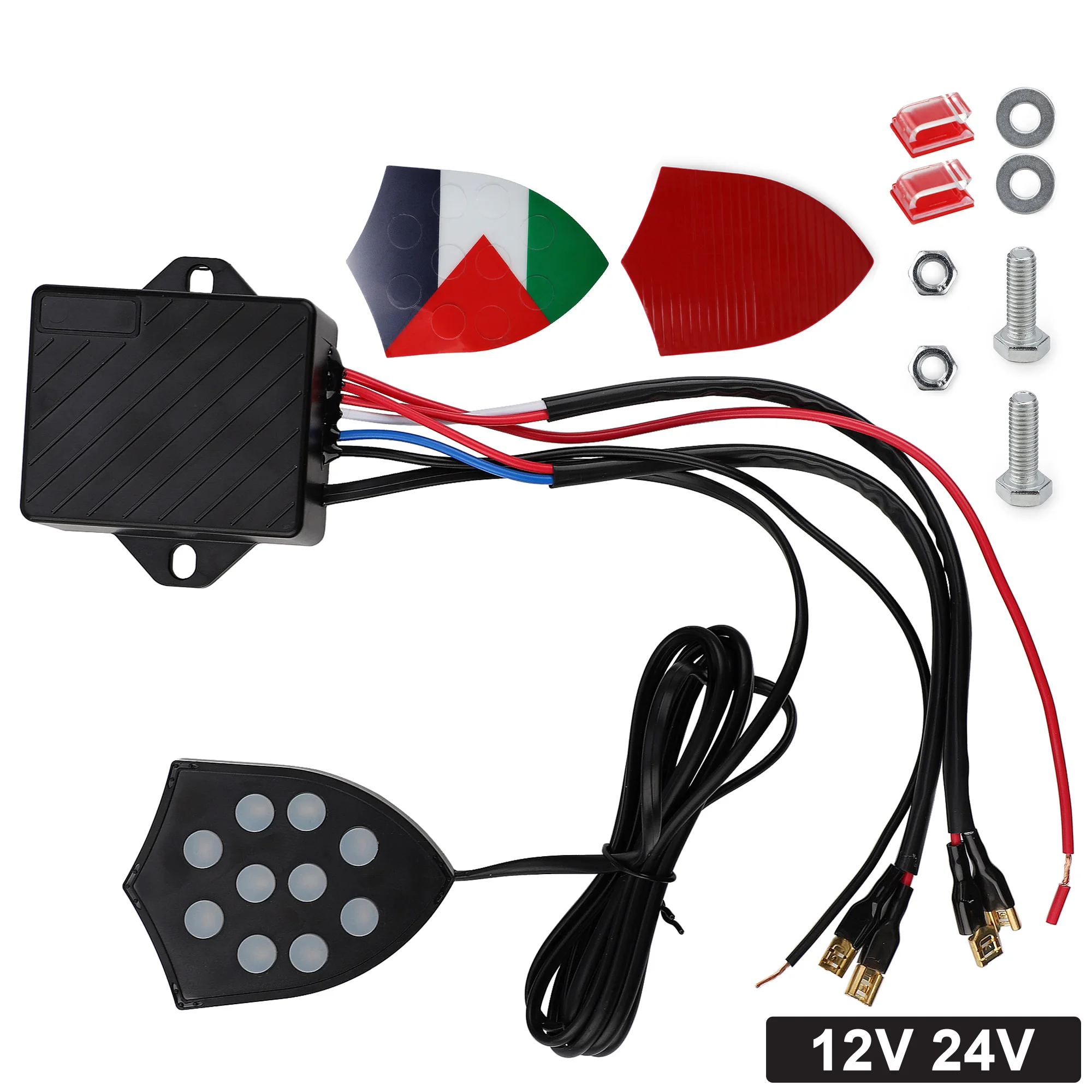 Universal New Car 10 Sounds Musical Electronic Horn 12V-24V Controller Regulator Monitor Automotive Modification Car Accessories
