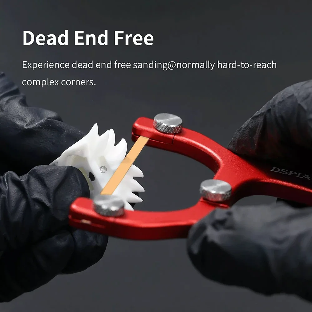 1pc Hobby Sanding Tools Curved Surface Sander Crevice Grinder Cylindrical Surface Sander for DIY Craft And Woodworking