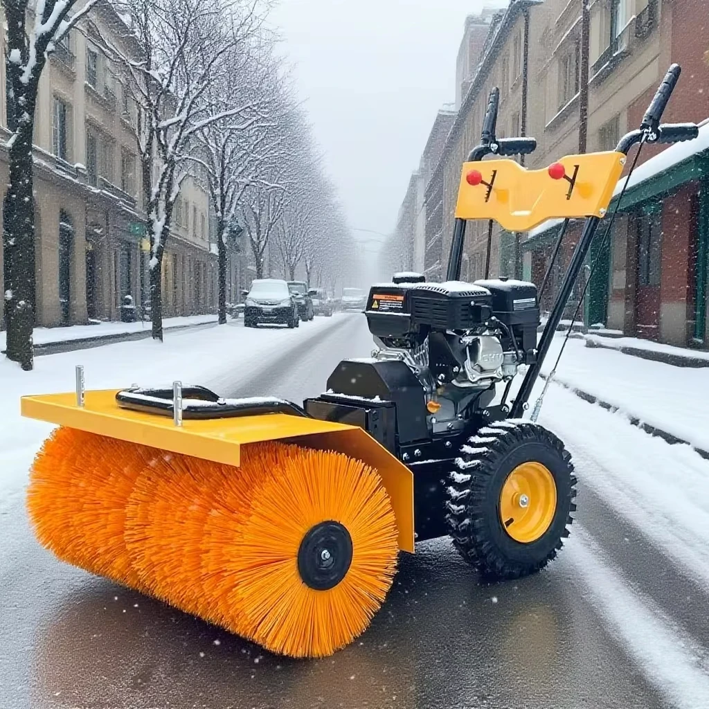 مكنسة ثلج محمولة باليد، مكنسة ثلج ذاتية التشغيل، مكنسة ثلج متعددة الوظائف مناسبة لحدائق الفناء