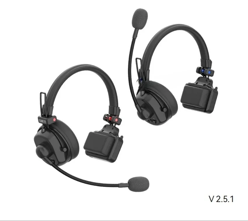 6users Construction Site Communication Headset With Noise Cancelling