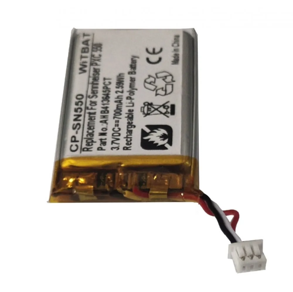 

3.7v 700mAh 2.59Wh Battery AHB413645PCT For Sennheiser PXC 550 Bluetooth Headset