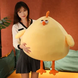 25-65CM Squishy Yellow Chick Doll Soft Stuffed Animal Chicken Plush Toys Pillow Comfort Cushion Gift for Kids Girls Children