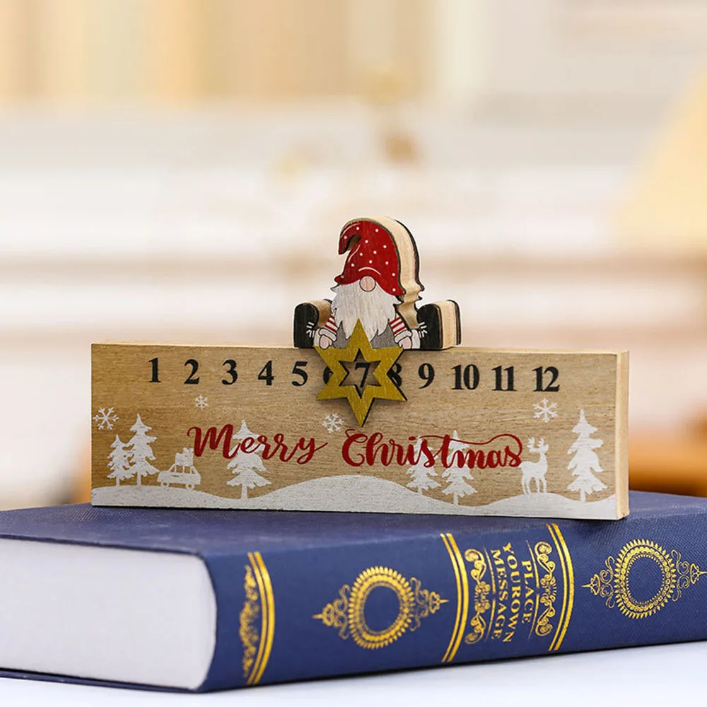 

Christmas Countdown Calendar Delicate Stylish Indoors Artware For Festival