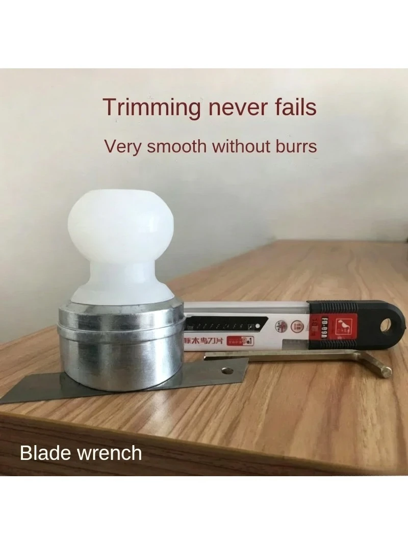 Multifunctional Manual Film Trimming Knife | Spherical Scraper for PVC Vacuum - Formed Cabinet Door Panels