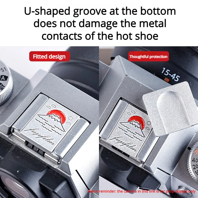 غطاء الحذاء الساخن للكاميرا لـ Fujifilm XT5 XPro3 XM5 XPro2 X100V X100F Canon R50V R5 Sony A6400 Nikon ZF Z52 Lumix S9 غطاء حماية #1