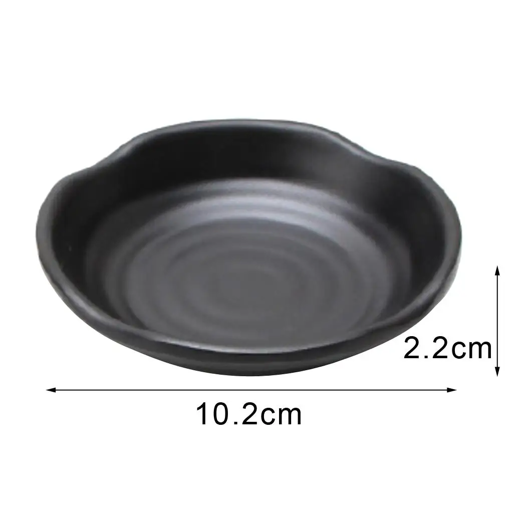 Japanese Sushi Dipping Bowl Versatile Melamine Dessert Tray Fancy Disposable Plates for Party Snacks