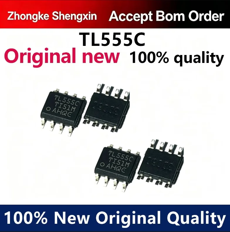 （5pcs-10pcs）Newly imported original TLC555CDR TL555C patch SOP-8 timer low-power timer