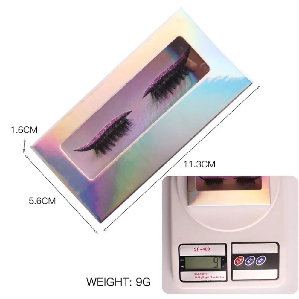 自己粘着レイジー アイシャドウまつげパッチ再利用可能なアイシャドウ カラー ランダム アイシャドウまつげステッカー クイック メイクアップ