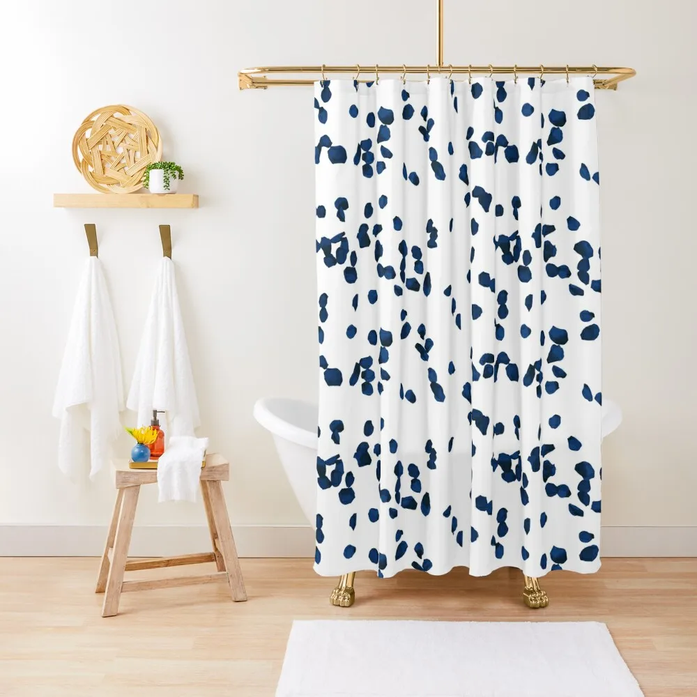 

Blue Petals Shower Curtain Bathroom Accessory Curtain Bathroom Shower