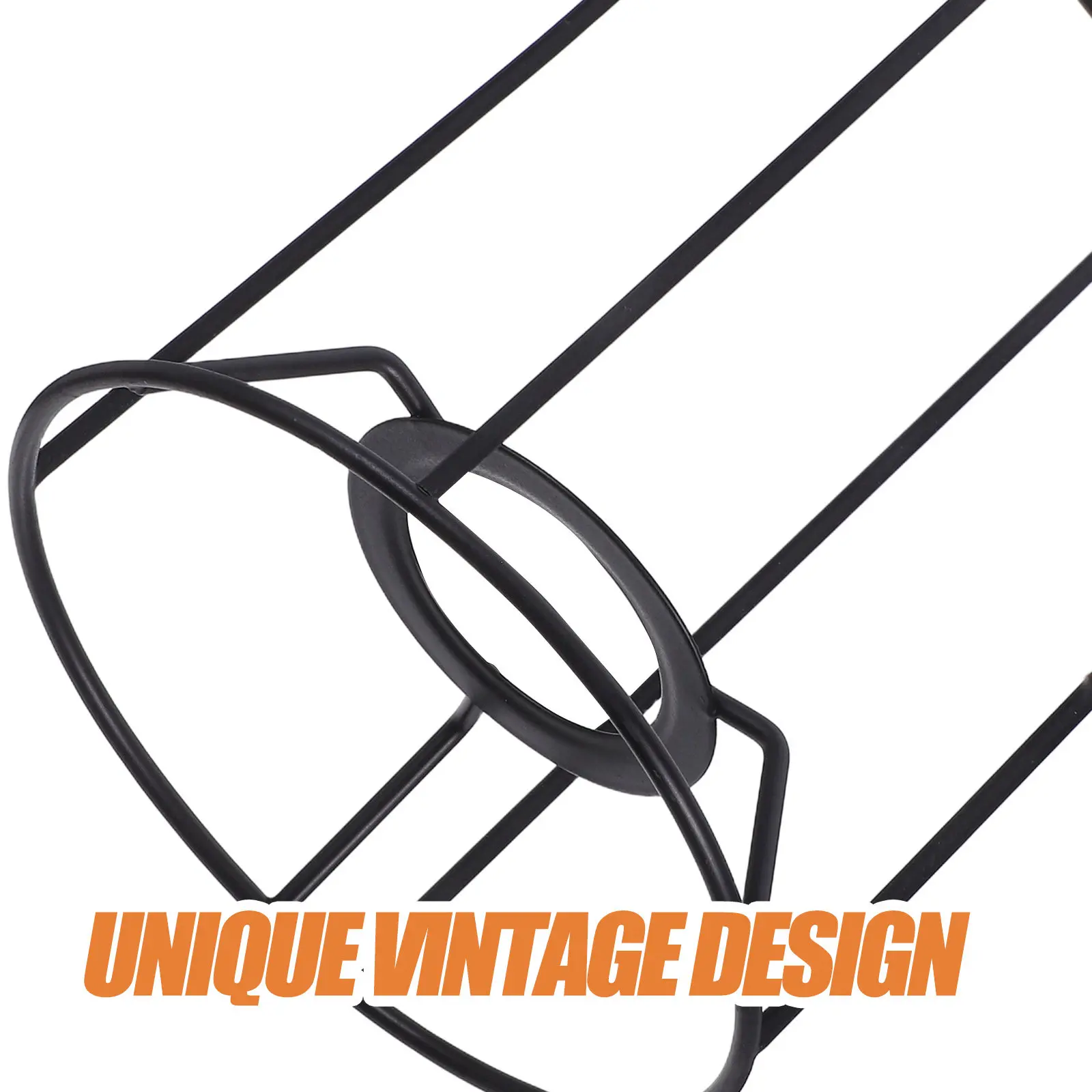 Iron Frame Lamp Shade Christmas Home Decor Vintage Kit Wire Table Pendant Retro French Sturdy Light Stand Living