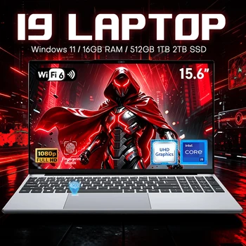 New 15.6" Gaming Laptop Intel Core i9 10980HK/9900 IPS 4K Gamer Computer 16GB RAM 1TB SSD M.2 Windows 11 Pro Office Notebook PC