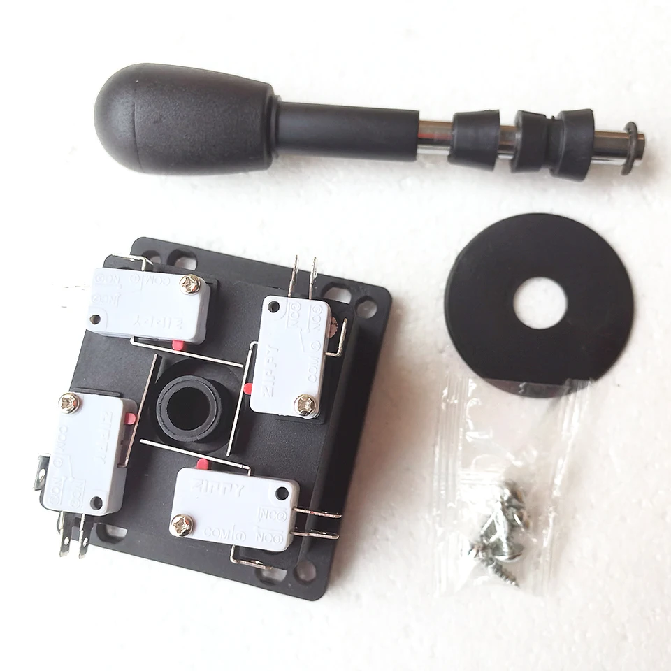 EG STARTS American Style Arcade Competition Joystick chauve-souris 2 broches commutable à 8 voies Poignée elliptique Pince de précision à 8 voies 4,8